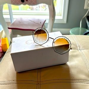 Chloe Eyewear brown Tally seashell frame sunglasses made in Italy
